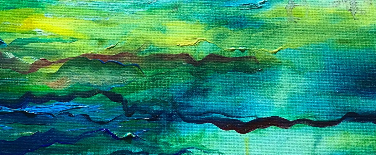 Layered jade and green sea